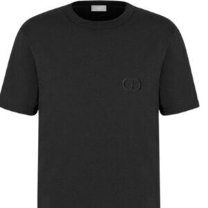 NWOT Black Dior 'CD Icon' Tee